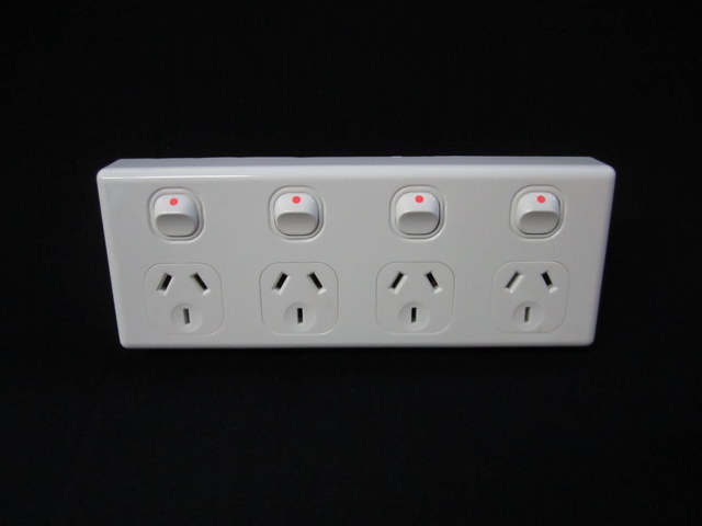 Four outlet power point