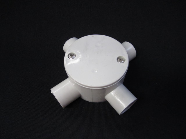 Shallow Junction Box 20mm 1 Way