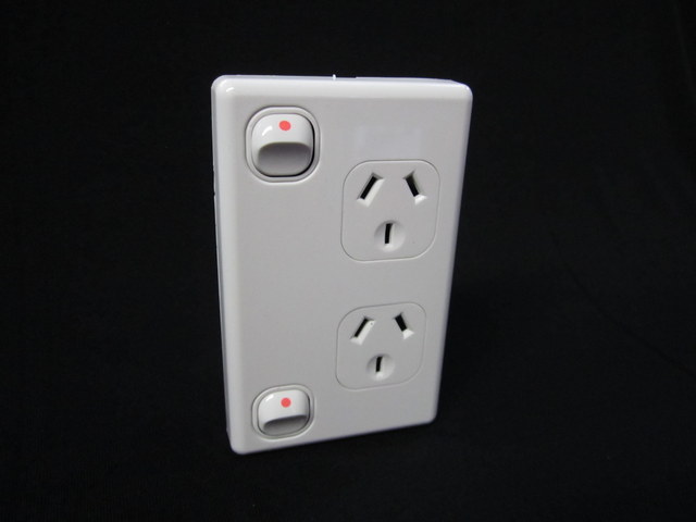 Double power point vertical