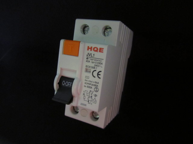 RCD 2 pole 40A