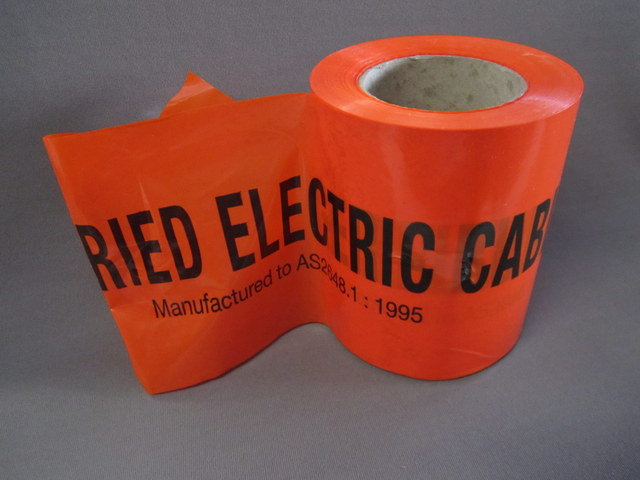 Underground marker tape Orange 150mm x 100m