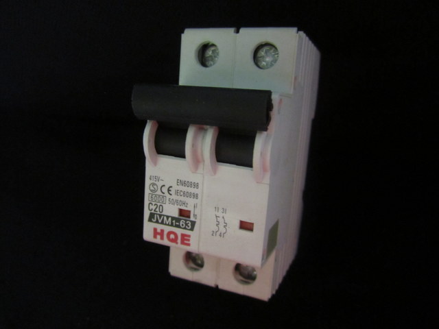 MCB two pole 6A to 32A - 6KA