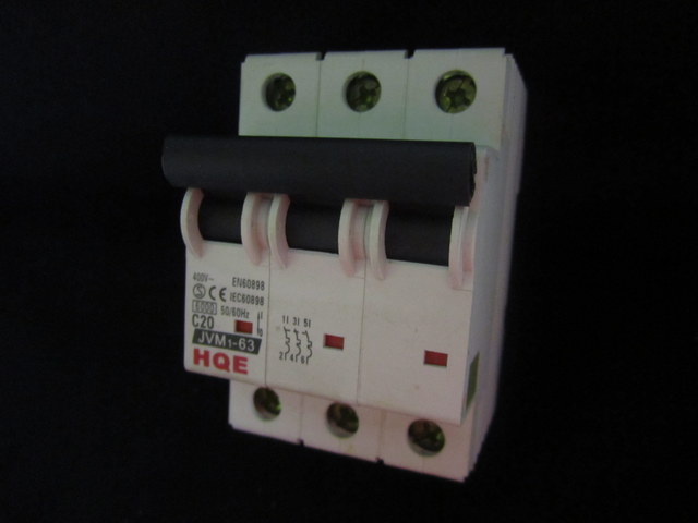 MCB three pole 10A - 6KA