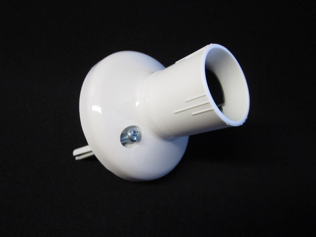 Batten holder with plug